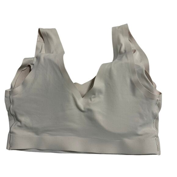 Soma Enbliss Bralette Size Small Removable Pads Bra Beige Lightweight - Picture 2 of 4